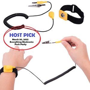HOST PICK HP Anti Static Wrist Strap Band, ESD Strap Anti Shock treadmill